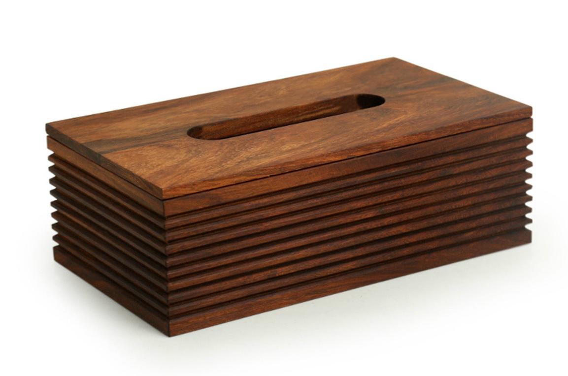 Wooden Resin Tissue Box